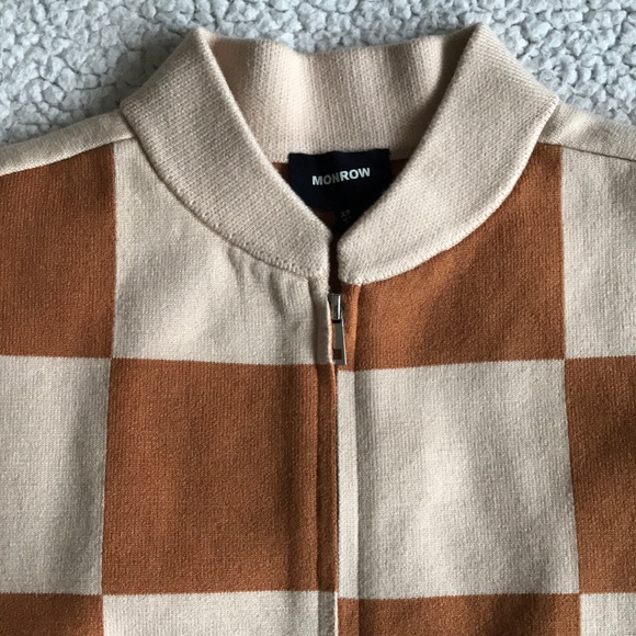 Monrow supersoft sweater bomber jacket XS New - Picture 6 of 16